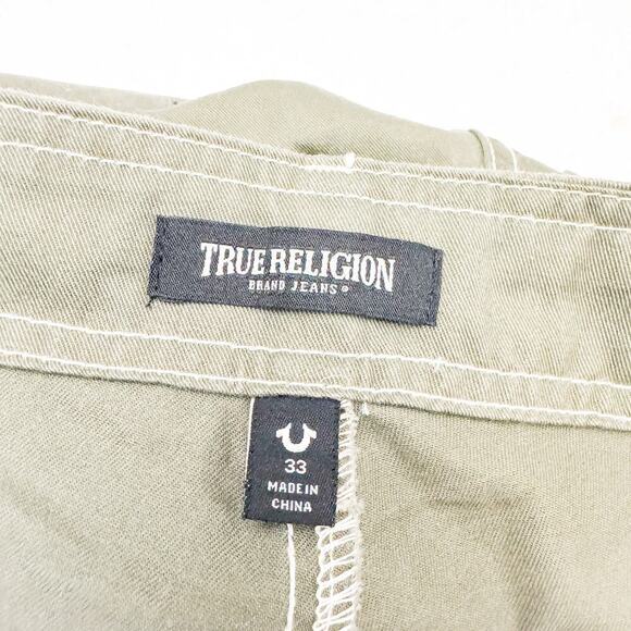 True Religion Men's Kalamata Cargo Pants Wide Leg Size 33 NWT - Picture 5 of 9